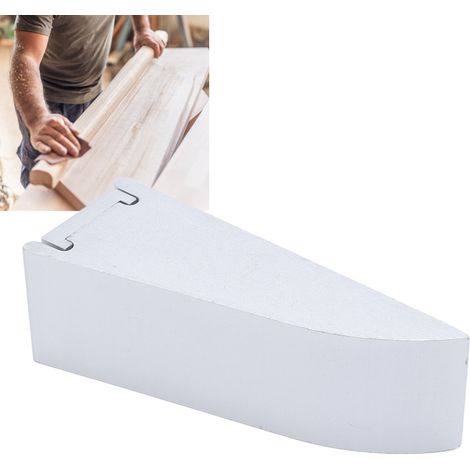 Pince de ponceuse portative en forme de coin, support de ponceuse manuelle en alliage d'aluminium + rouleau de papier abrasif grain 80 de 6 m x 25 mm (1/5)