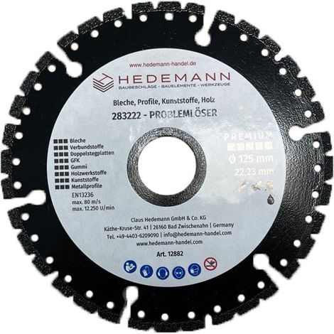 Diamant-Trennscheibe Vakuum 125 x 2,2 x 2 x 22,2 CLEVER DIAMOND