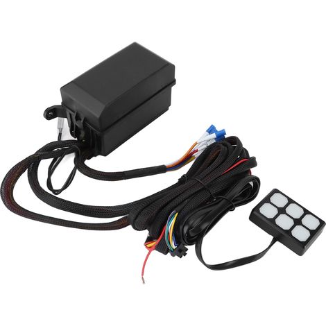Panneau interrupteurs 6 gangs boîte fusibles relais universel 12V-24V bateau yacht camping-car SUV voiture marine étanche (1/5)