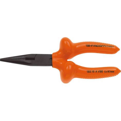 FACOM Flachrundzange 1000V isoliert 160 mm (1/3)