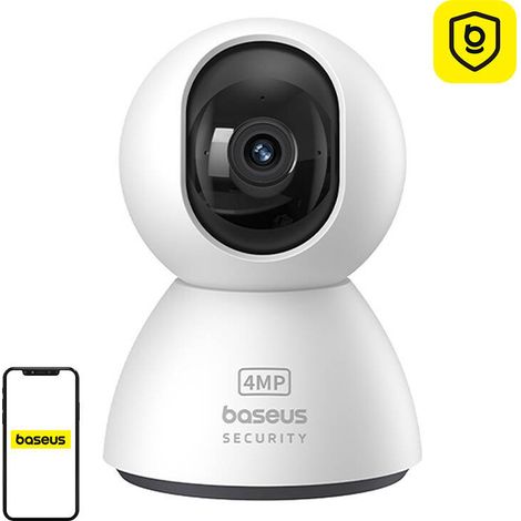 Cámara de seguridad interior P1 para microSD, Wi-Fi, vigilancia 3K - Blanca (1/5)