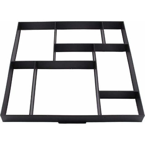 40 x 45 cm Kunststoff-Pflasterform, mittelgroße Betonformen, Steine, Trittsteine, Gartenauffahrtsform, Pflasterwegform, Gehwegmacher (1/4)