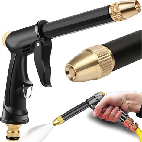 Garden Watering Gun, High Pressure Hose Sprayer, Garden Spray Gun, Adjustable Water Flow, Premium Quality and Robust, Hose Nozzle (1/5)