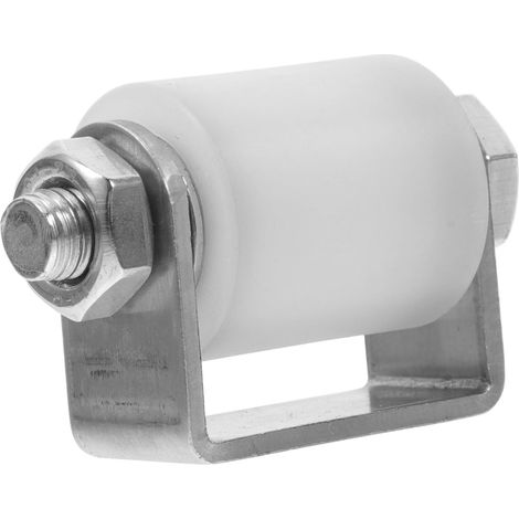 Galet Guidage Portail Coulissant Acier Inoxydable 2.36X1.57X1.10 Pouces Roue Silencieuse Avec Support Intégré Pour Portes Extérieures Accessoire Quincaillerie Bricolage (1/5)