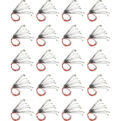 200 PièCes Hauteur 8 cm Modèle Lampadaire Éclairage pour Modèle de Fer Paysage (1/5)