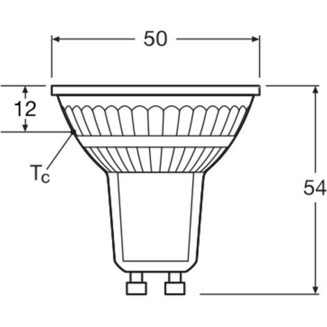 Lampada Ledvance par16 LED riflettore 3.7W 36 gradi
