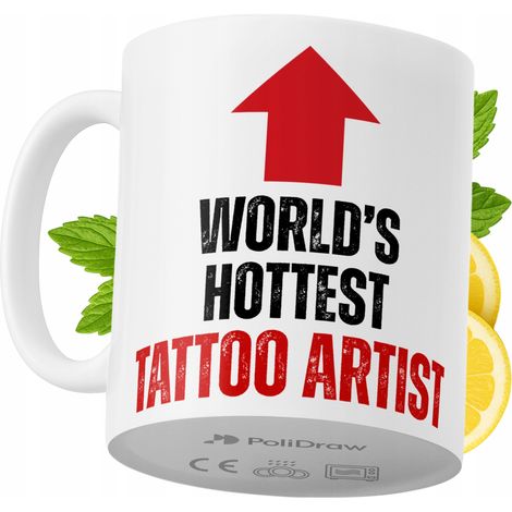 Lustige Tasse für Tattoo-Künstler – Kaffee- oder Teetasse mit witzigem Textdesign – ideal für Geburtstage, Namenstage, Feiertage und besondere Anlässe. Hochwertige Tasse für Zuhause, Büro und Arbeit. 