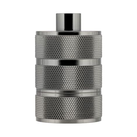 douille en aluminium - culot -e27 - grid - noir - bailey 140325