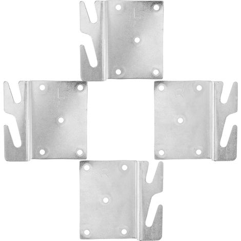 Garneck 4 Piezas Conector de Esquina Cama Herrajes para Camas (1/5)