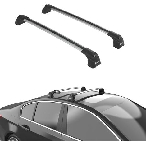 TURTLE kompatibel mit Mercedes-Benz Viano (W639) 2003-2014 Dachträger Air3 Grau (1/5)