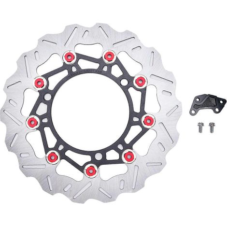 267 mm Edelstahl-Motorrad-Vorderradbremsscheibe, Ersatz-Bremssattel-Adapter-Kit für NMAX125, NMAX155, AEROX155, NVX155 (1/5)