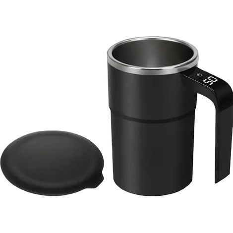 Mug mélangeur – 38 cl, pour eau et boissons – Mug mélangeur pour café – Convient également aux boissons chocolatées, pour femmes et hommes, maison, cuisine, bar, anniversaire, Noël, bureau (1/5)