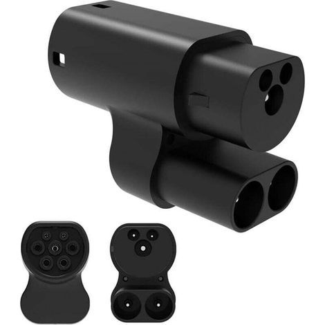 Adaptateur de charge CCS2 vers Type 2 Tesla, adaptateur de charge pour véhicules électriques compatible avec Tesla Model S/X (exclusivement conçu pour les véhicules Tesla) (1/4)