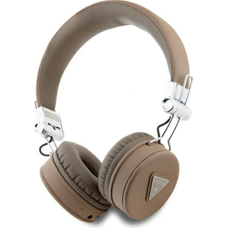 Cuffie Bluetooth on-ear ENC Guess Graned Classic Brown