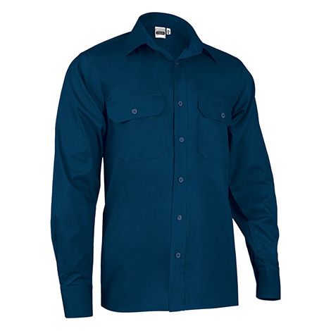 Camisa manga larga Condor 42 Azul Marino Mahón