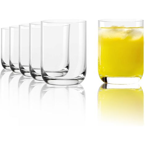 Verres à Jus Petits Classic Lot de 6, 180ml – Verres Élégants en Cristal pour Jus et Eau – Résistants au Lave-vaisselle et aux Chocs, Fabriqués en Allemagne (1/5)