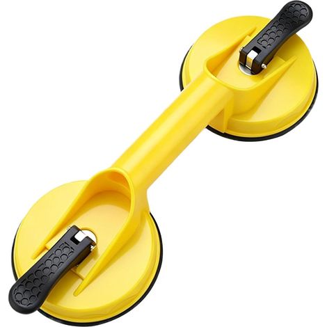 Poignée à ventouse, outil de levage robuste pour grandes surfaces vitrées, ventouses pour vitres, pare-brise de voiture, portières, miroirs, douches, murs, sols, garages, ateliers, bateaux, constructi (1/5)