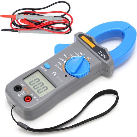 Pince multimètre numérique TS-200 600A/600V haute précision anti-brûlure multifonction pour extérieur (1/5)
