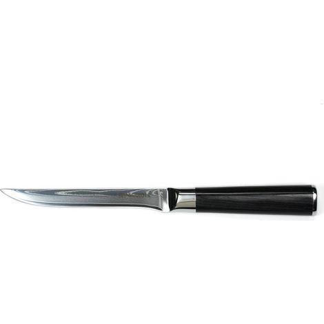LAGUIOLE CUISSON - Couteau à désosser noir damas 29cm avec étui - "Core" (1/4)
