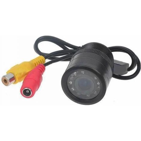 TELECAMERA RETROMARCIA POSTERIORE INCASSO RETROCAMERA AUTO CAMPER SUV 9 LED