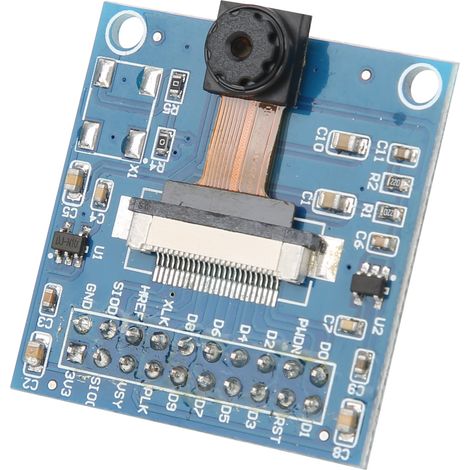 OV7725 0,3-MP-Kameramodul mit Adapter, STM32-Entwicklungsboard, kompatibel mit Arduino und Raspberry Pi, für SCM-Projekte und elektronische Prototypenentwicklung (1/5)