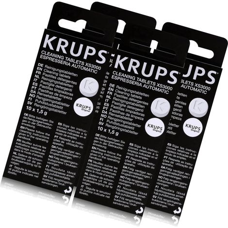 Ersatzteil - Satz von 4 Boxen mit Reinigungs-Tabs - - KRUPS, SEB