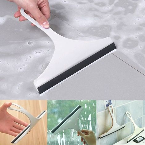 Nettoyant pour vitres pour laver les carreaux de sol, salle de bains, brosse de voiture, outil de nettoyage (bleu) (1/4)