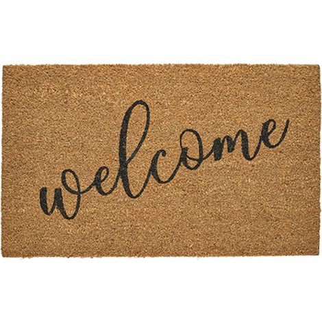 ZERBINO FIBRA COCCO 45X75CM "WELCOME" MAURER
