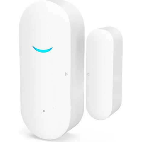 Sensor inteligente Wi-Fi para puertas y ventanas, alarma en tiempo real, alertas para smartphone, compatible con Google Assistant. (1/5)