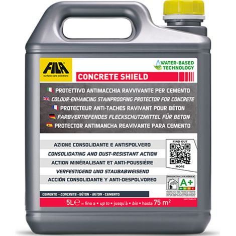 Protector antimancha reavivante para cemento Concrete Shield / Caja 4 un 20 L / Antimanchas (1/2)