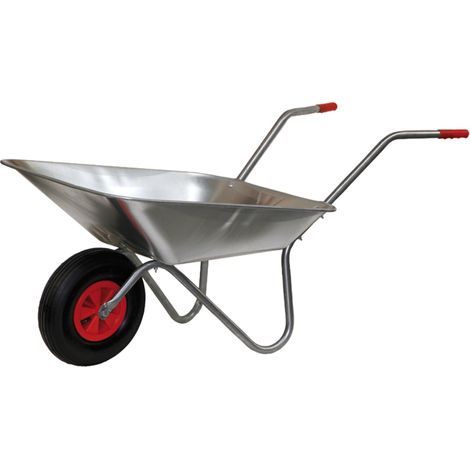 Ravendo 80L Metall-Gartenschubkarre