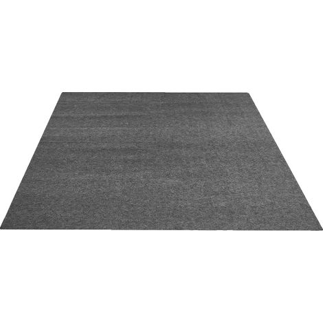 Garagenbodenmatte, ölabsorbierend, rutschfeste Oberfläche, schwarz (1/2)