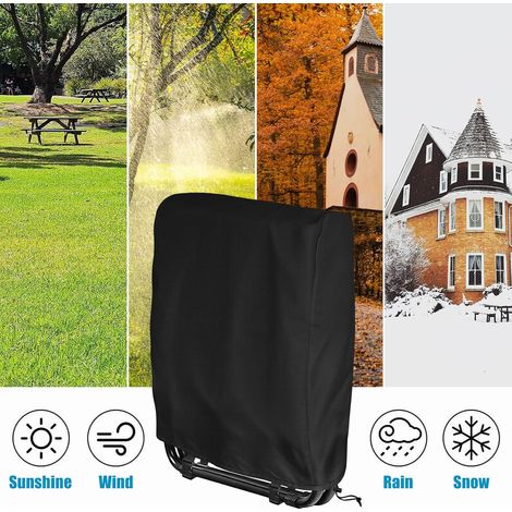 Funda para silla plegable, funda para silla de jardín resistente a los rayos UV, funda protectora para sillas de jardín fabricada en tejido Oxford 210D, funda protectora para tumbona de jardín de 9694 (1/3)