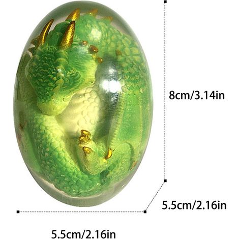 Œuf de dinosaure en résine lumineux - Décoration intérieure et cadeau original (1/5)
