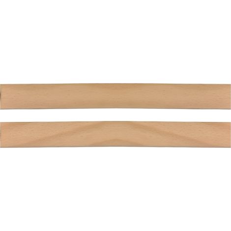 Lot de 2 Lattes 79 cm 790mm Largeur 38mm épaisseur 8mm bois hêtre durable  Sommier lit canapé clic clac bz  7 plis rechange renfort résistant soutien matelas SCM Créations® (1/5)