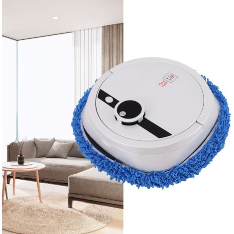 Automatischer Bodenreinigungsroboter – Weiß – ABS und Fiberglas – 2400-mAh-Akku, 120 Minuten Laufzeit – Inkl. Reinigungsset (1/5)