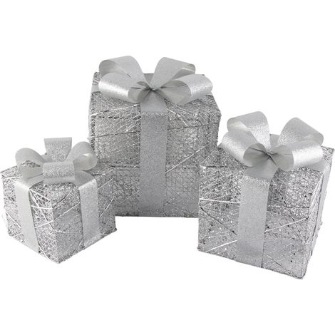 Boîtes Cadeaux de Noël pour Décorations Intérieures et Extérieures Festives (1/5)