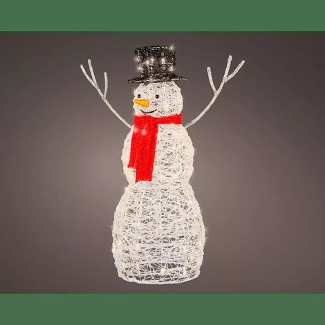 Pupazzo di neve LED 78x46x102 cm (1/2)
