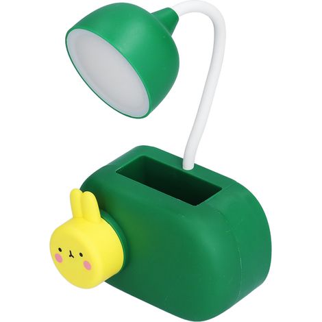Lampe de lecture avec appareil photo lapin intégré, lampe de bureau LED avec taille-crayon intégré, lampe de chevet avec taille-crayon USB et veilleuse. (1/5)