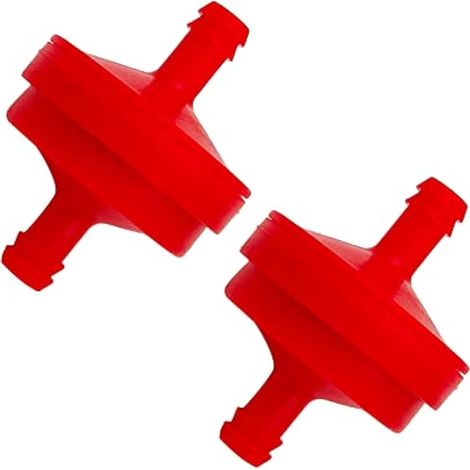 Lot de 2 filtres à carburant de rechange pour moteurs Briggs Stratton 298090S 150 microns sans pompe à carburant (1/4)
