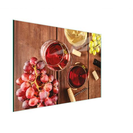 Glasschneidebrett 30x22 Wein (1/5)