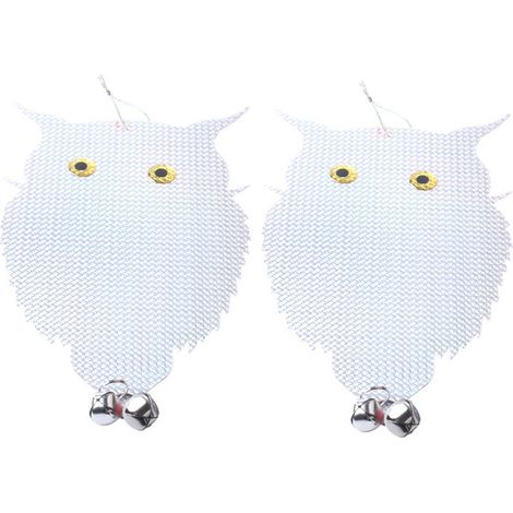 Eulen-Vogelscheuche – Reflektierende Antikollisions-Fensterabwehr – Für Garten, Pool, Fahrzeug – 2er-Pack (1/5)