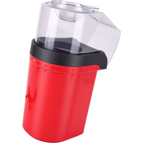 Machine à pop-corn à air chaud entièrement automatique et compacte, avec huile chaude, pour la maison (prise européenne). (1/5)