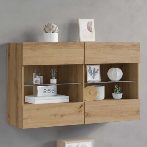 TV-Wandschrank Artisan-Eiche 98,5 x 30 x 60,5 cm Holzwerkstoff