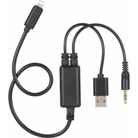 Remplacement de l'adaptateur AUX de câble audio USB pour BMW et Mini iPod iPhone 6 7 8 X XS XR Interface (1/5)