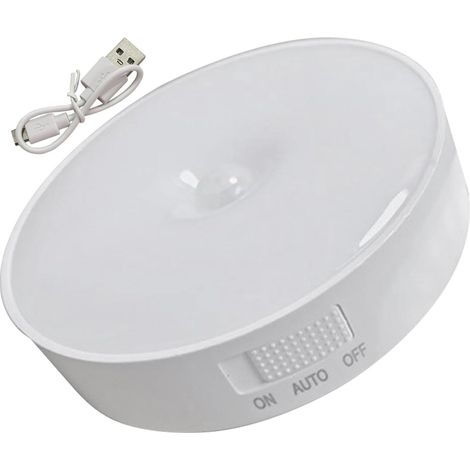 Luce notturna a LED - Luce notturna con sensore di movimento - Lampada LED wireless - 1 pezzo - 3 modalità - Luce bianca 6000K - Luce notturna a LED magnetica (1/5)
