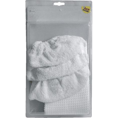 Lot de 3 bonnettes + 2 serpilleres pour PIECES ASPIRATEUR...