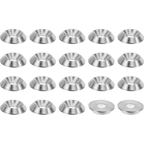20pcs M5 Finition Fraisée Rondelle 16mm Dia. 3.5mm 304 Inox Acier (1/5)