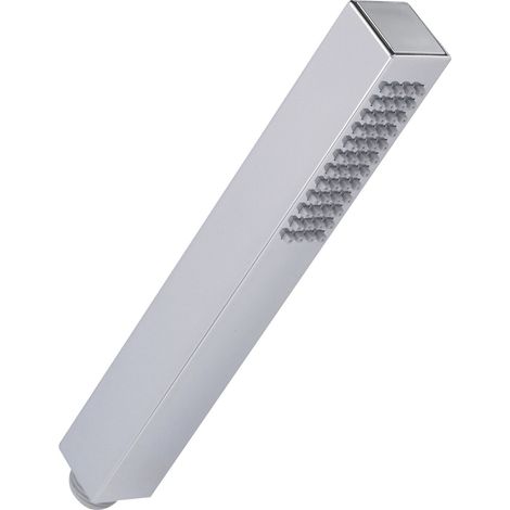 Minimalist Square Single Function Shower Handset Chrome
