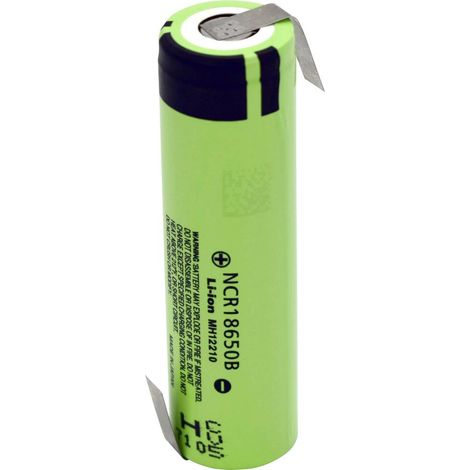 Panasonic NCR18650B ZLF Batteria ricaricabile speciale 18650 Li-Ion 3.7 V 3400 mAh 1 pz.